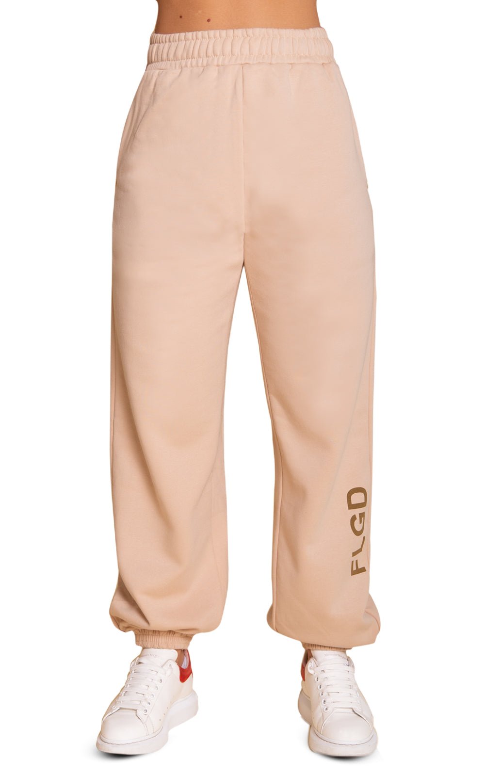 FreeSpirit Women's Oversized Jogger Sweatpants SoftSandstone – FLGD