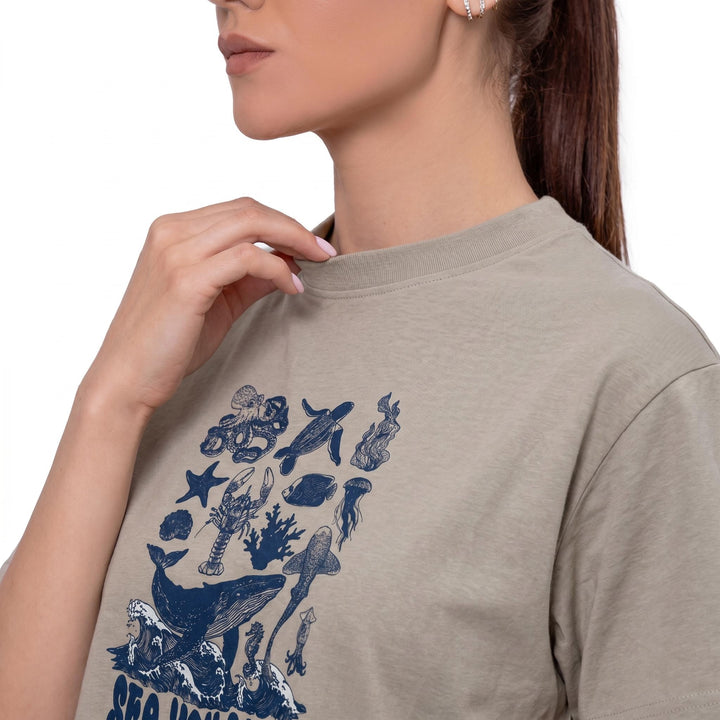 BreatheEasy Cropped T-Shirt — String