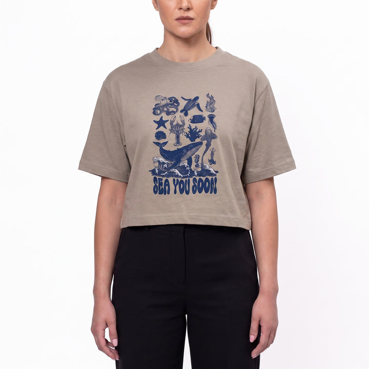 BreatheEasy Cropped T-Shirt — String