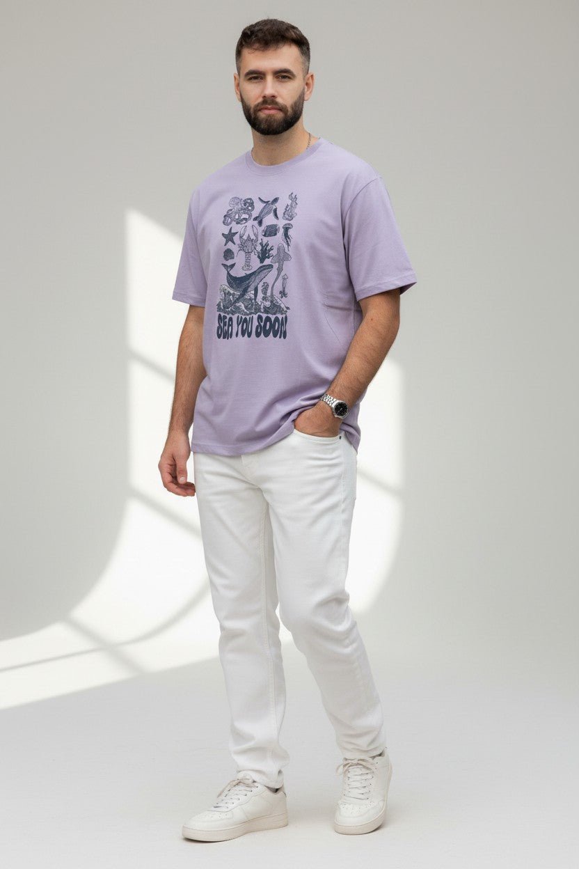 Men's Ultimate Comfort T-Shirt — Pastel Lilac - FLGD