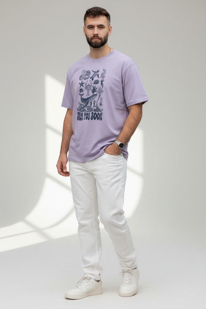 Men's Ultimate Comfort T-Shirt — Pastel Lilac - FLGD