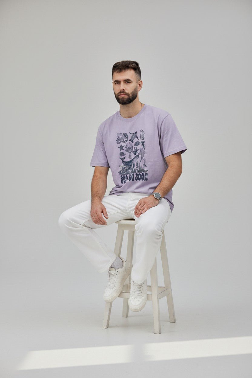 Men's Ultimate Comfort T-Shirt — Pastel Lilac - FLGD