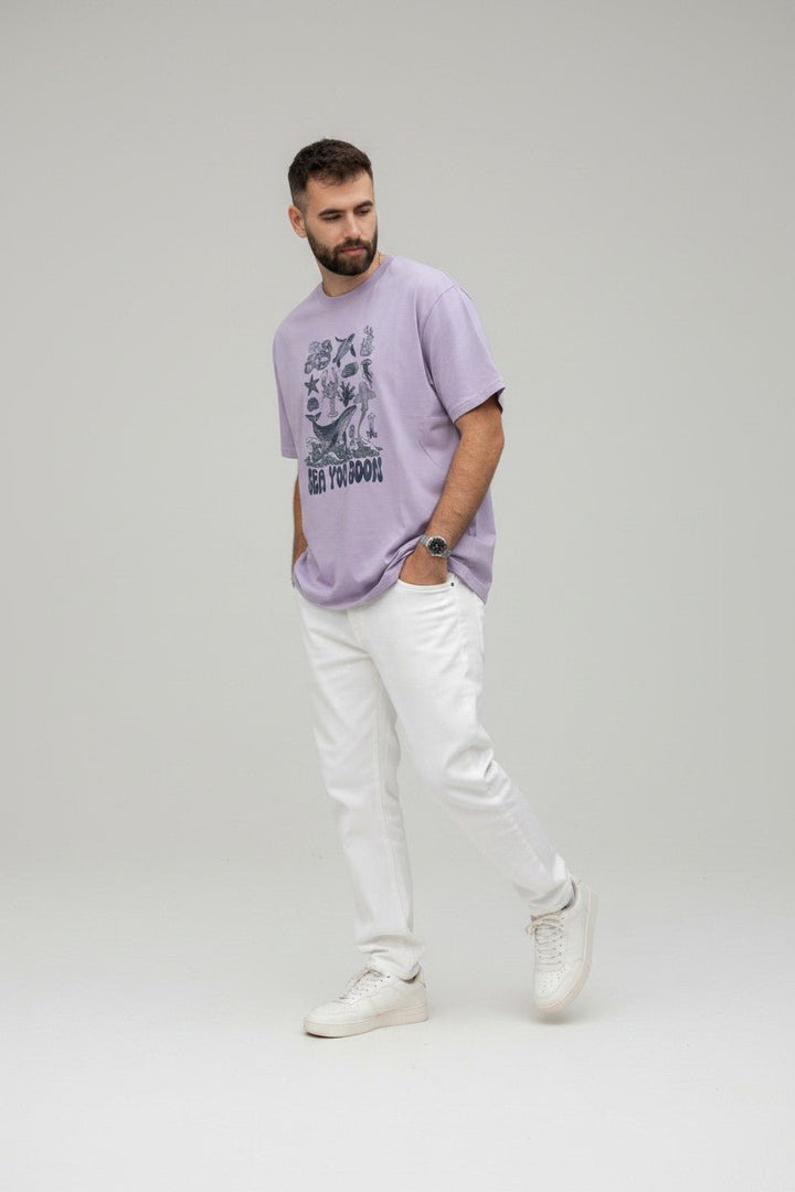 Men's Ultimate Comfort T-Shirt — Pastel Lilac - FLGD